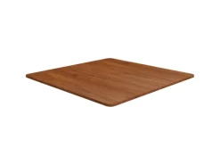 vidaXL Tischplatte Quadratisch Dunkelbraun 80x80x1,5cm Eiche Behandelt