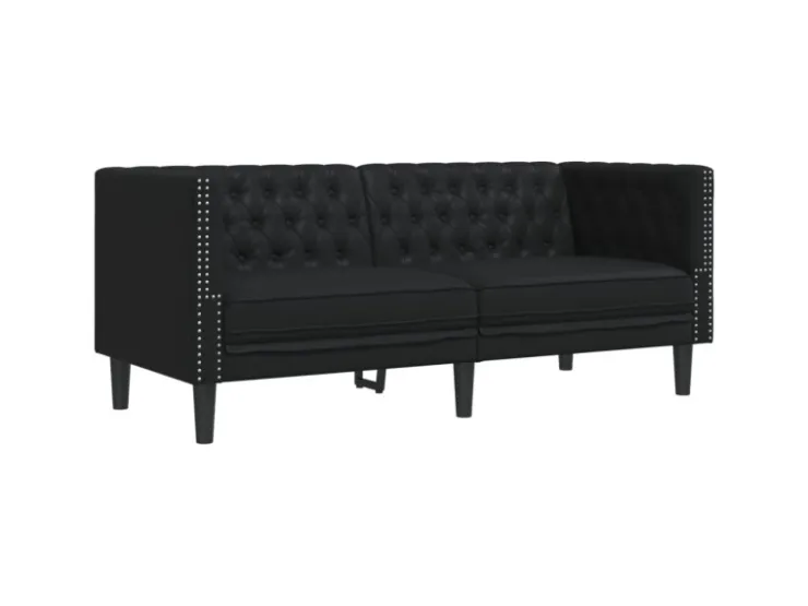 vidaXL 3-Tlg Chesterfield-Sofa-Set Kunstleder 3209267* Sofas