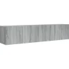 vidaXL 2-tlg. TV-Schrank-Set Grau Sonoma Holzwerkstoff Version 1* Wohnwände|TV-Wände