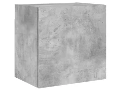 vidaXL 5-Tlg Wohnwand Betongrau Holzwerkstoff 3216460