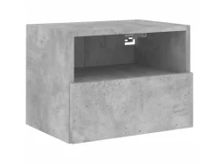 vidaXL 5-tlg. Wohnwand Betongrau Holzwerkstoff Modell 3