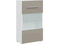 vidaXL 5-Tlg Wohnwand mit LED-Beleuchtung Holzwerkstoff 3324233