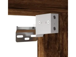 vidaXL 5-Tlg Wohnwand mit LED-Beleuchtung Räuchereiche Holzwerkstoff 3216729* Wohnwände