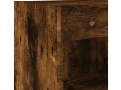 vidaXL 8-Tlg Wohnwand mit LED-Beleuchtung Räuchereiche Holzwerkstoff 3216637