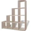 vidaXL Treppenregal Bücherregal 142 cm Eiche* Bücherregale