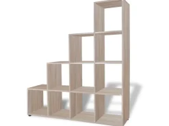 vidaXL Treppenregal Bücherregal 142 cm Eiche* Bücherregale