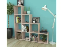 vidaXL Treppenregal Bücherregal 142 cm Eiche* Bücherregale