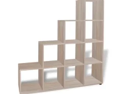 vidaXL Treppenregal Bücherregal 142 cm Eiche* Bücherregale