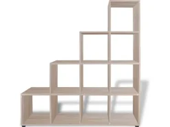 vidaXL Treppenregal Bücherregal 142 cm Eiche* Bücherregale