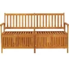vidaXL Truhenbank 148 cm Massivholz Akazie