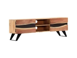vidaXL TV-Schrank 140 x 30 x 45 cm Massivholz Akazie* TV-Wände