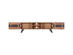 vidaXL TV-Schrank 140 x 30 x 45 cm Massivholz Akazie* TV-Wände