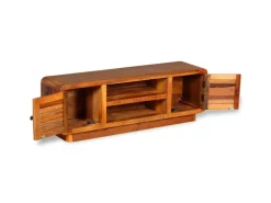 vidaXL TV-Schrank Altholz Massiv 120x30x40 cm