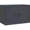 vidaXL TV-Schrank Anthrazit 67x39x44 cm Stahl Modell 3* Wohnwände|TV-Wände