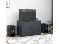 vidaXL TV-Schrank Anthrazit 67x39x44 cm Stahl Modell 3* Wohnwände|TV-Wände