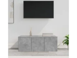 vidaXL TV-Schrank Betongrau 80x34x30 cm Holzwerkstoff