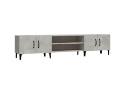 vidaXL TV-Schrank Betongrau 180x31,5x40 cm Holzwerkstoff* Wohnwände|TV-Wände