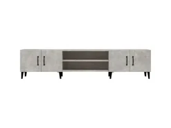 vidaXL TV-Schrank Betongrau 180x31,5x40 cm Holzwerkstoff* Wohnwände|TV-Wände