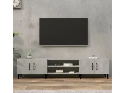 vidaXL TV-Schrank Betongrau 180x31,5x40 cm Holzwerkstoff* Wohnwände|TV-Wände