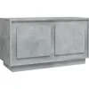 vidaXL TV-Schrank Betongrau 80x35x45 cm Holzwerkstoff* Wohnwände