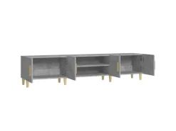 vidaXL TV-Schrank Betongrau 180x31,5x40 cm Holzwerkstoff Modell 1
