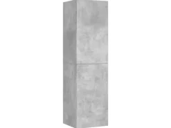 vidaXL TV-Schrank Betongrau 30,5x30x110 cm Holzwerkstoff* TV-Wände