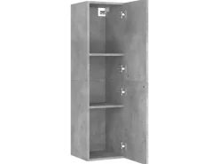 vidaXL TV-Schrank Betongrau 30,5x30x110 cm Holzwerkstoff* TV-Wände
