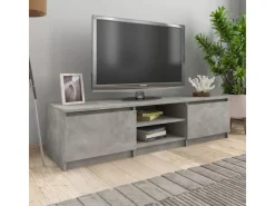 vidaXL TV-Schrank Betongrau 140x40x35,5 cm Holzwerkstoff* Wohnwände