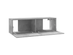 vidaXL TV-Schrank Betongrau 100x30x30 cm Holzwerkstoff* TV-Wände