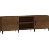 vidaXL TV-Schrank Braun Eichen-Optik 150x30x50 cm Holzwerkstoff Modell 2* Wohnwände