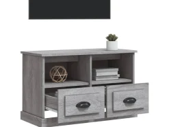 vidaXL TV-Schrank Grau Sonoma 80x35x50 cm Holzwerkstoff* Wohnwände|TV-Wände