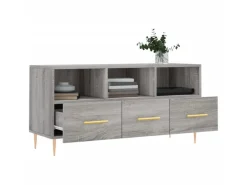 vidaXL TV-Schrank Grau Sonoma 102x36x50 cm Holzwerkstoff Modell 9
