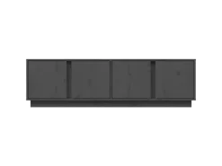 vidaXL TV-Schrank Grau 140x40x40 cm Massivholz Kiefür* Wohnwände