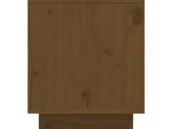 vidaXL TV-Schrank Honigbraun 110x35x40,5 cm Massivholz Kiefür