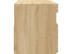 vidaXL TV-Schrank mit LED-Leuchten Sonoma-Eiche 60x35x40 cm
