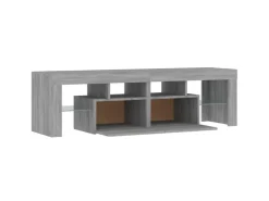 vidaXL TV-Schrank mit LED-Leuchten Grau Sonoma 140x36,5x40 cm Modell 1* Wohnwände|TV-Wände