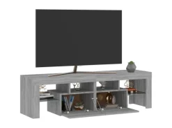 vidaXL TV-Schrank mit LED-Leuchten Grau Sonoma 140x36,5x40 cm Modell 1* Wohnwände|TV-Wände