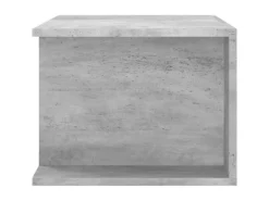 vidaXL TV-Schrank mit LED-Leuchten Betongrau 90x39x30 cm* Wohnwände