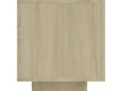 vidaXL TV-Schrank mit LED-Leuchten Sonoma-Eiche 160x35x40 cm