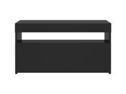 vidaXL TV-Schrank mit LED-Leuchten Schwarz 75x35x40 cm* Wohnwände|TV-Wände