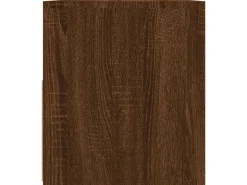 vidaXL TV-Schrank mit LED-Leuchten Braun Eichen-Optik 90x35x40 cm Modell 2* Wohnwände