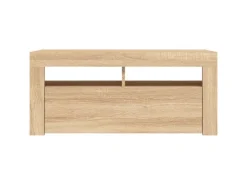 vidaXL TV-Schrank mit LED-Leuchten Sonoma-Eiche 90x35x40 cm Modell 1* TV-Wände|Wohnwände
