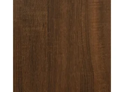 vidaXL TV-Schrank mit Rollen Braun Eiche 90x35x35 cm Holzwerkstoff