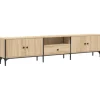 vidaXL TV-Schrank mit Schublade Sonoma-Eiche 200x25x44cm Holzwerkstoff* Wohnwände|TV-Wände