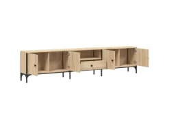 vidaXL TV-Schrank mit Schublade Sonoma-Eiche 200x25x44cm Holzwerkstoff* Wohnwände|TV-Wände