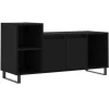vidaXL TV-Schrank Schwarz 100x35x55 cm Holzwerkstoff Modell 4* TV-Wände