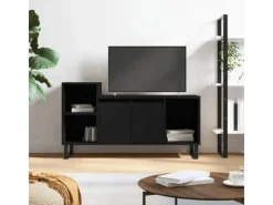 vidaXL TV-Schrank Schwarz 100x35x55 cm Holzwerkstoff Modell 4* TV-Wände