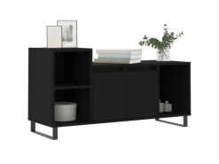 vidaXL TV-Schrank Schwarz 100x35x55 cm Holzwerkstoff Modell 4* TV-Wände