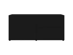 vidaXL TV-Schrank Schwarz 80x34x36 cm Holzwerkstoff* Wohnwände|TV-Wände