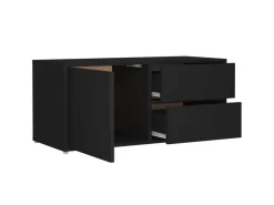 vidaXL TV-Schrank Schwarz 80x34x36 cm Holzwerkstoff* Wohnwände|TV-Wände